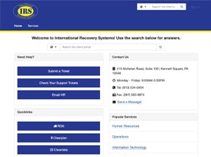 self-service portal IRS