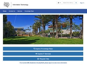 self-service portal Santa Monica