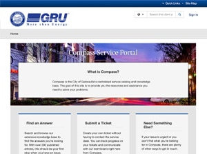 self-service portal ITSM GRU
